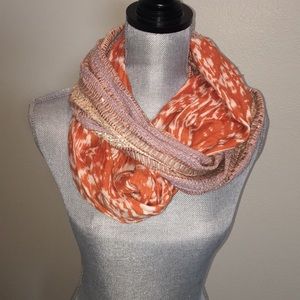 Anthropologie Gilded Infinity Scarf